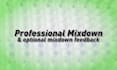 do a professional mixdown of your track