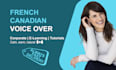 record a corporate or tutorial voice over in french