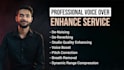 enhance your voice, denoise, dereverb, studio quality fast
