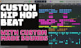 produce a high quality hip hop beat tailored to your style