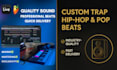 produce chart level trap, hip hop or pop beats for your song