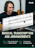 professionally transcribe your music