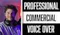 record a french commercial voice over