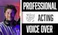 record a french acting voice