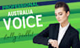 record an engaging, warm female australian voice over