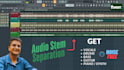 separate and extract music stems from your audio or song