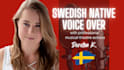 record your female swedish voice over