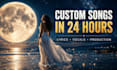 compose a custom song in 24h for reels, ads, or podcasts