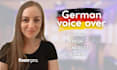 record a female german voiceover in a fresh energetic voice
