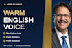 record a high quality neutral accent english voice over