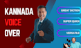 record a high quality native kannada voice over
