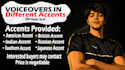 provide voice overs in various accents