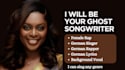 be your female rapper singer, record harmony, female english or german singer