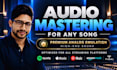 master your song in high fidelity, music mastering