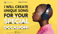 create songs for couples, anniversaries, captivating for your youtube intro