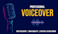 create a professional ai voiceover for your video