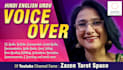 be your hindi and english voice over expert artist you tube radio tv ads etc
