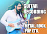 record professional guitar tracks for your music