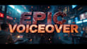do movie trailer voiceover with background music