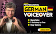 produce a german elearning voice over within 1 day