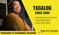 record tagalog male narration