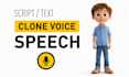 create realistic text to speech using your clone voice or ai voice