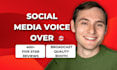record a british social media voice over