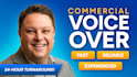 record a professional american male voice over