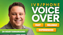 record your professional IVR, on hold greeting, voicemail