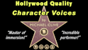 record high quality character voices for gaming and media projects