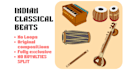 produce a beat using indian classical instruments