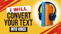 do natural text to speech ai voice for any project