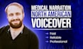 do a clear north american male voiceover for medical narration
