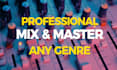 mix and master your song professionally