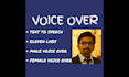 create professional male and female ai voice over