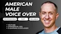 record a professional american male voice over