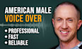 record a professional american male voice over