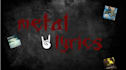 make a lyrics for your metal song