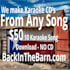 create bulk karaoke songs