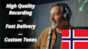 do a clear and natural norwegian voiceover