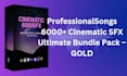 6000 cinematic sound effects pack HD quality sfx for video creators  editors