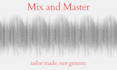 mix and master your song professionally