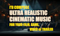 create cinematic orchestral music with ultra realistic sound
