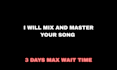 mix and master your song