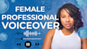 record a friendly female voiceover for commercials and explainer videos