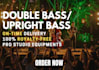 record upright or double bass for your music