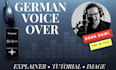 record a professional german voice over for your explainer video