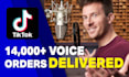 record a tiktok voice over today