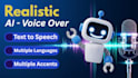 generate realistic text to speech ai voice over for your projects