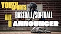 record an announcer walk on intro for your baseball and softball sports players